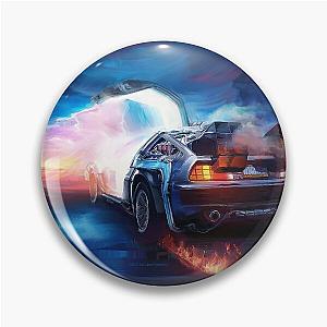 Back to the Future Delorean Time Machine Pin