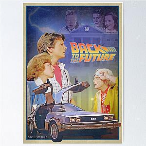 Back To The Future Vintage Retro Poster Poster