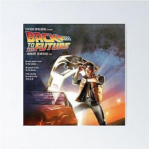 Vintage Back To The Future Movies Poster Poster