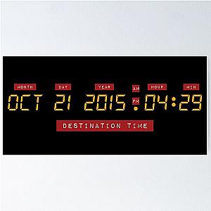 *Officially Licensed*  Back to the Future Oct 21, 2015 4:29 DeLorean Numbers Poster