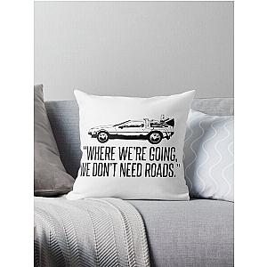 Back to the Future Movie Throw Pillow