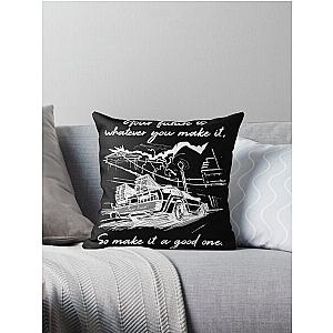 Back to the Future Sketch Throw Pillow