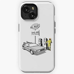 Back to the Future Delorean 'Hill Valley Gas Station' iPhone Tough Case