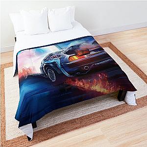 Back to the Future Delorean Time Machine Comforter