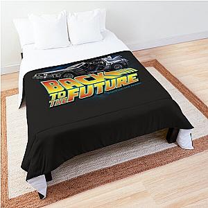 Back to the future movie. Delorean in time Comforter