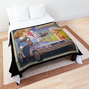 Back To The Future Vintage Retro Poster Comforter