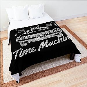 Back To The Future Time Machine Retro Vintage Logo (W) Comforter