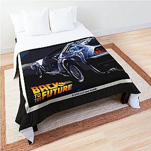 Back to the future movie retro poster Comforter