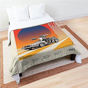 Alternative Movies Back To The Future Vintage Poster Comforter