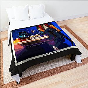 Back to the future retro poster Comforter