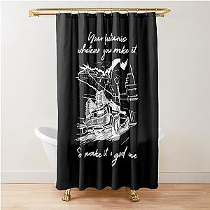 Back to the Future Sketch Shower Curtain