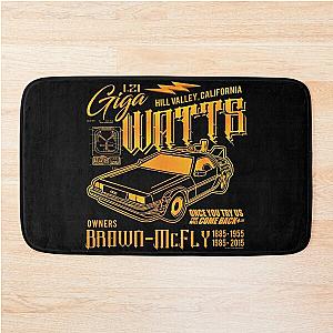 Giga Watts Garage Back to the Future DeLorean Car (© UCS LLC and Amblin) Bath Mat