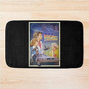 Back To The Future Vintage Retro Poster Bath Mat