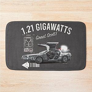 Back to the Future 1.21 Gigawatts DeLorean Car (© UCS LLC and Amblin) Bath Mat