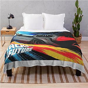 Vintage Movies Back To The Future Poster Throw Blanket