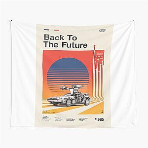 Alternative Movies Back To The Future Vintage Poster Tapestry