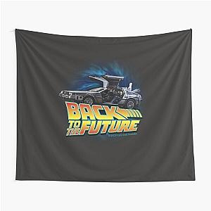 Back to the future movie. Delorean in time Tapestry