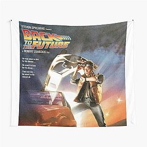 Vintage Back To The Future Movies Poster Tapestry