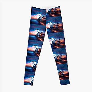 Back to the Future Delorean Time Machine Leggings