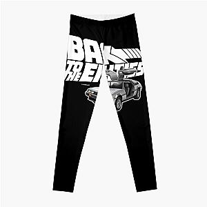 Delorean Back to the Future 80s Style Leggings