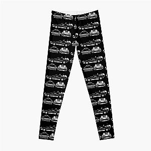 Delorean DMC Back to the Future Leggings