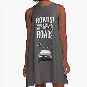 Back to the Future - Roads A-Line Dress