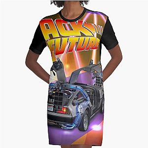 Back to the future outatime tour, cool science fiction film, officially licensed fan art Graphic T-Shirt Dress