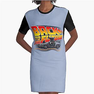 Back To The Future - Time Machine - Delorean Graphic T-Shirt Dress