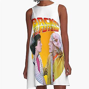 Back To The Future - Marty and Doc going to the future A-Line Dress