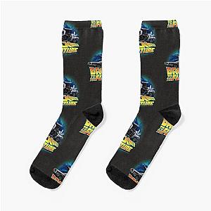 Back to the future movie. Delorean in time Socks