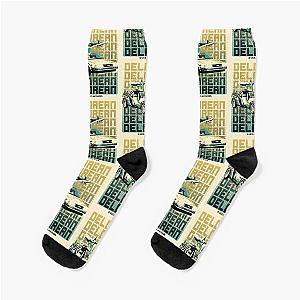 Back to the future movie retro poster Socks