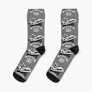 DeLorian Time Machine Back to the Future Socks