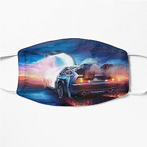 Back to the Future Delorean Time Machine Flat Mask