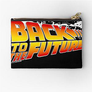 Back To The Future - Delorean White Stencil Fan Art Zipper Pouch