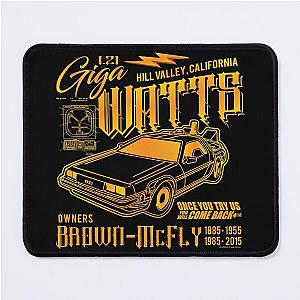 Giga Watts Garage Back to the Future DeLorean Car (© UCS LLC and Amblin) Mouse Pad