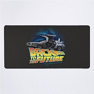 Back to the future movie. Delorean in time Desk Mat