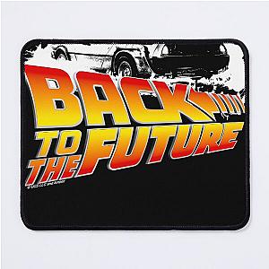 Back To The Future - Delorean White Stencil Fan Art Mouse Pad