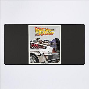 Back to the future Delorean vintage poster Desk Mat