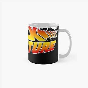 Back To The Future - Delorean White Stencil Fan Art Classic Mug