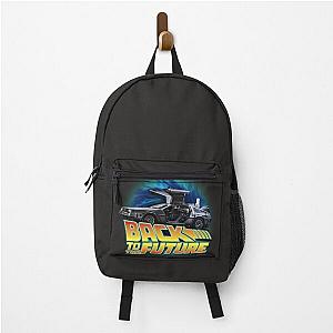 Back to the future movie. Delorean in time Backpack