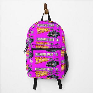 Back to the future outatime tour, cool science fiction film, officially licensed fan art Backpack