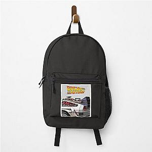 Back to the future Delorean vintage poster Backpack