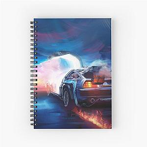 Back to the Future Delorean Time Machine Spiral Notebook