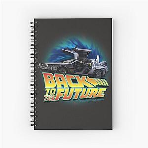 Back to the future movie. Delorean in time Spiral Notebook