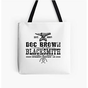 Doc Brown Blacksmith - Back to the Future Inspired Design All Over Print Tote Bag