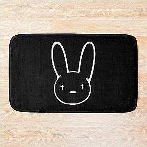 Bad Bunny Oasis Logo (White on Black) Bath Mat