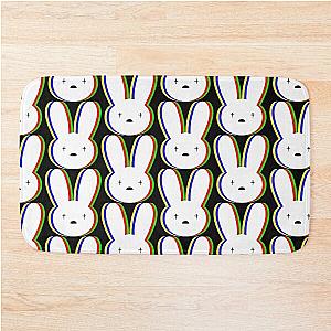 Bad Bunny Pattern Bath Mat