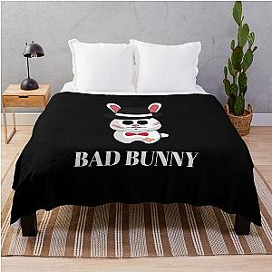 Bad bunny mafia Throw Blanket