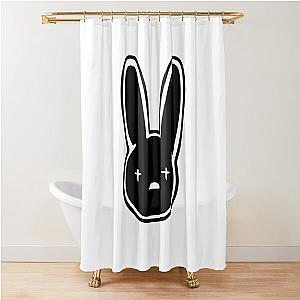 Bad Bunny Logo Shower Curtain