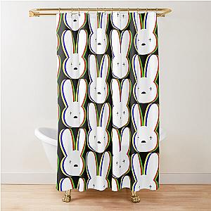 Bad Bunny Pattern Shower Curtain